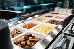 Warme Speisen im Orea Spa Hotel Bohemia Buffet