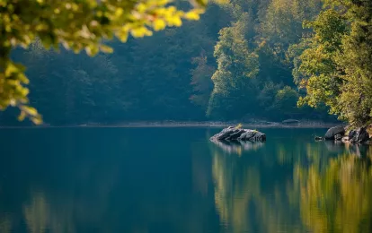 Ein Boot auf dem See