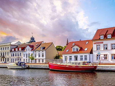 Altstadt, Uckermünde, Mecklenburg Vorpommern, Deutschland