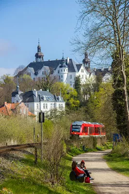 Park in Plön, Deutschland