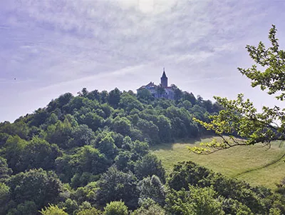 Thüringen, Burg auf einem Berg