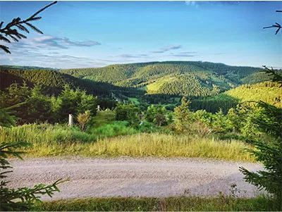 Thüringer Wald, Ilmenau, Deutschland