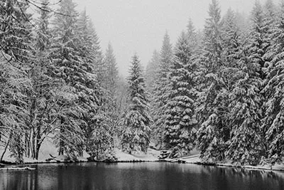 Oberhof im Winter, Deutschland