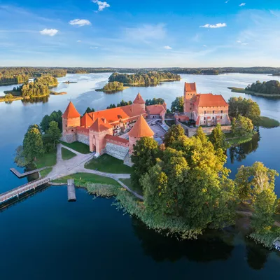 Schloss Trakai - eines der beliebtesten Touristenziele in Litauen