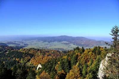 Berge in der Pieniny-Landschaft