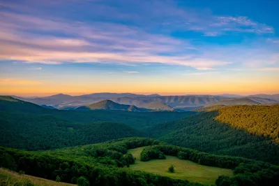 Landschaft, Berge, Landleben