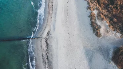 Strand, Drohnenaufnahme, Luftbildaufnahme