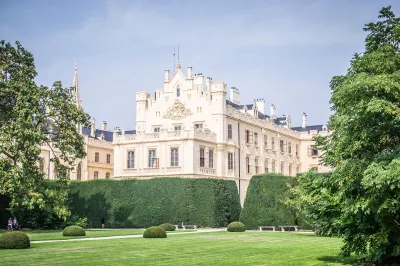 Architektur, Historisch, Schloss Lednice Bild