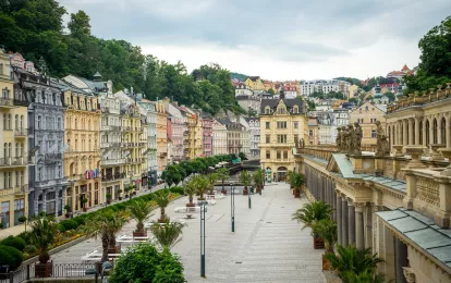 Stadt, Tschechische Republik, Strandpromenade