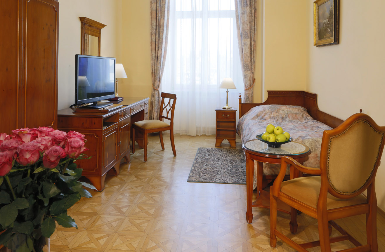 Elegantes Doppelzimmer im Hotel Tereza & Královská vila