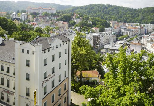 Atemberaubende Aussicht vom Hunguest Hotel Panorama