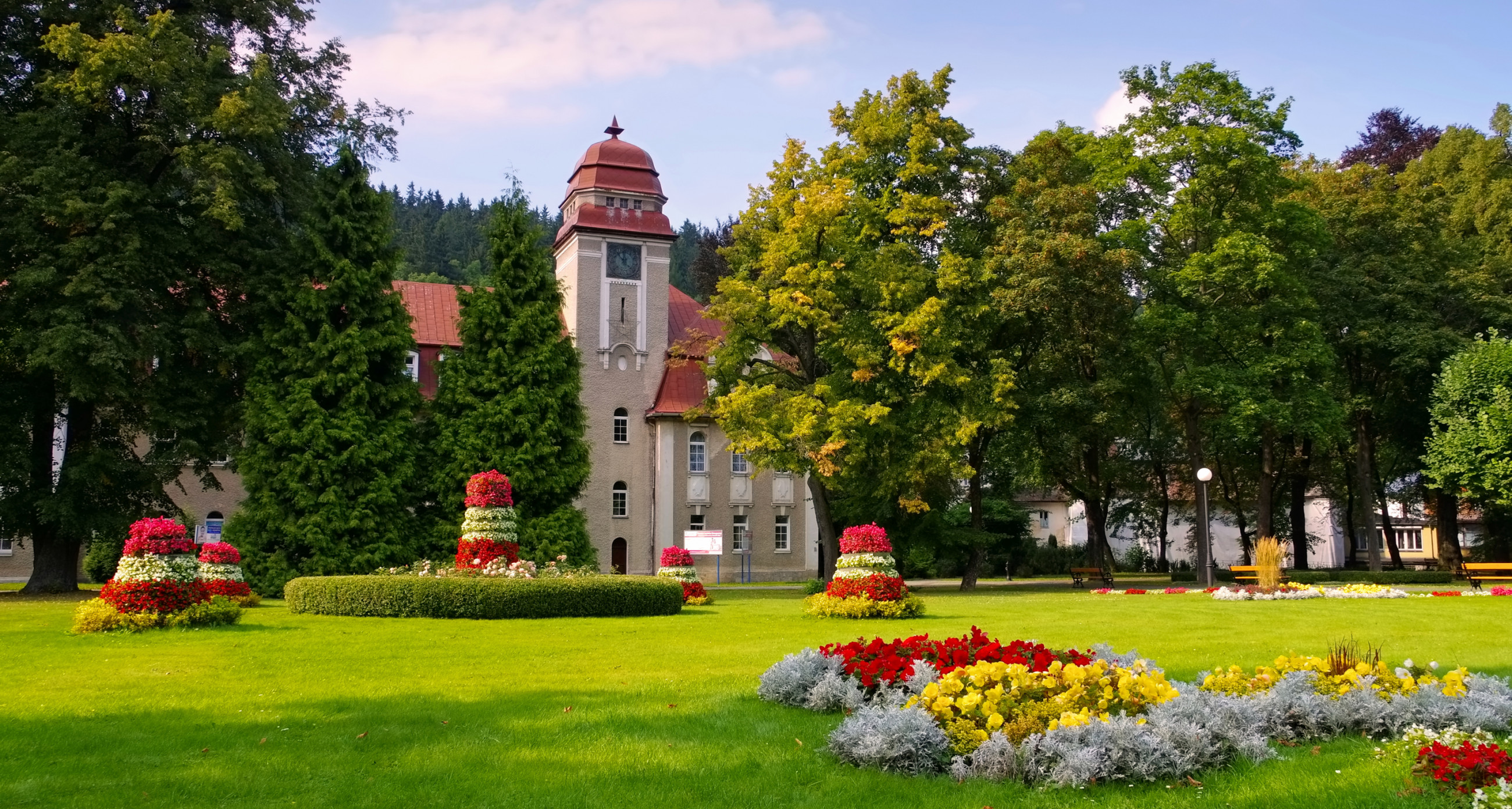 Bad Reinerz (Duszniki-Zdroj) Health Spa in Klodzko Valley, Poland